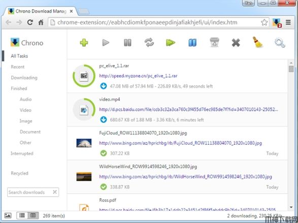 Chrono下载管理器(谷歌浏览器扩展插件)下载
