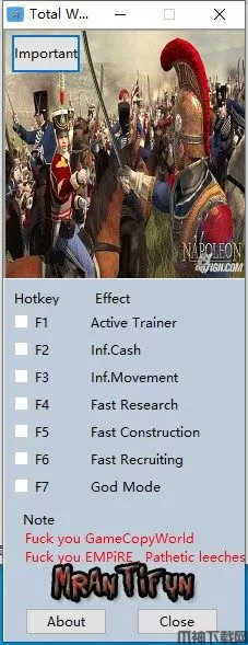 拿破仑全面战争修改器