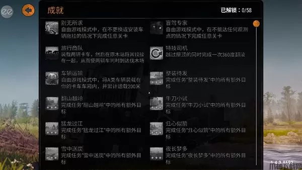 旋转轮胎泥泞奔驰成就攻略