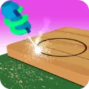 切割与涂色游戏