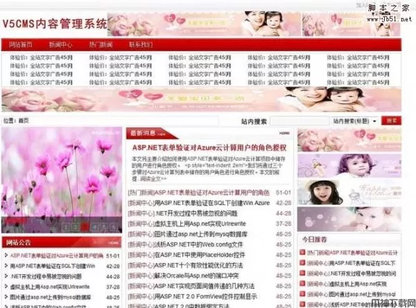 V5CMS内容管理系统 asp.net版 v4.43