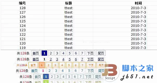 九头鸭.net分页控件 v1.1