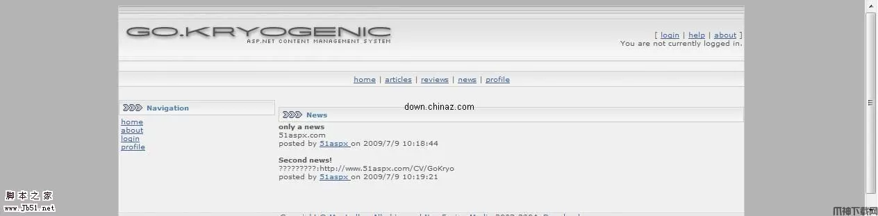 Go.Kryo内容管理系统asp.net源码
