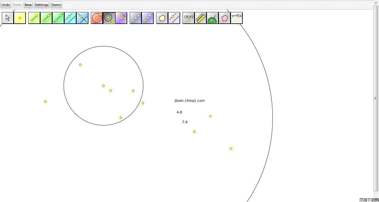 Silverlight在线几何绘图