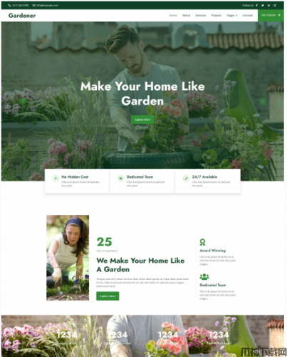 wordpress响应式智能家居应用网站模板 v1.3