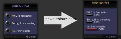 PHP-MySQL-Ajax投票控件 Dracon Ajax Poll v1.1