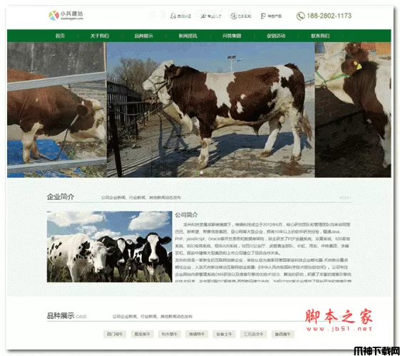 php养殖场业企业网站源码 v1.6.3