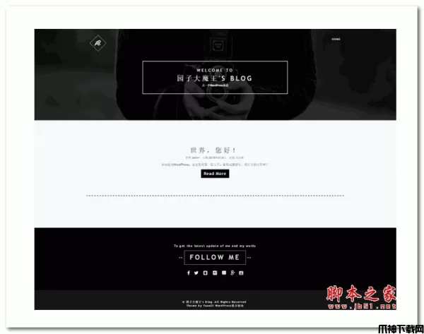 wordpress炫酷HTML5自适应主题博客模板 v1.0.3