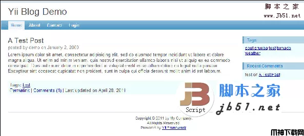 Yii Framework  PHP框架 据说以高性能著称 v2.1.0