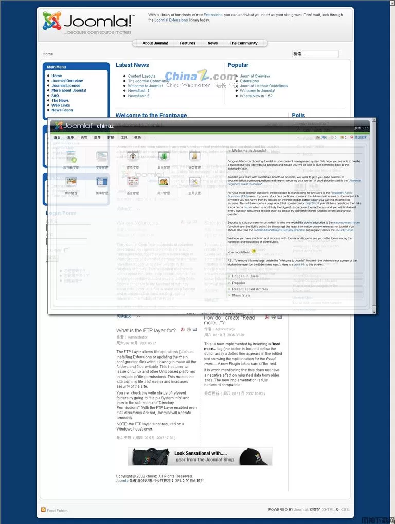 PHP整站系统 Joomla v5.1.1 简体中文版   