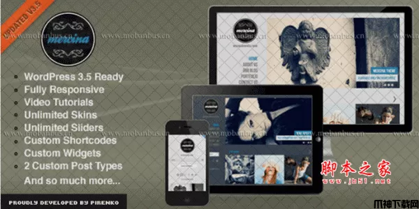 wordpress主题 Mercina v1.0