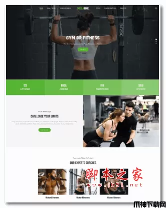 DM建站系统健身房宣传网站模板 v1.2