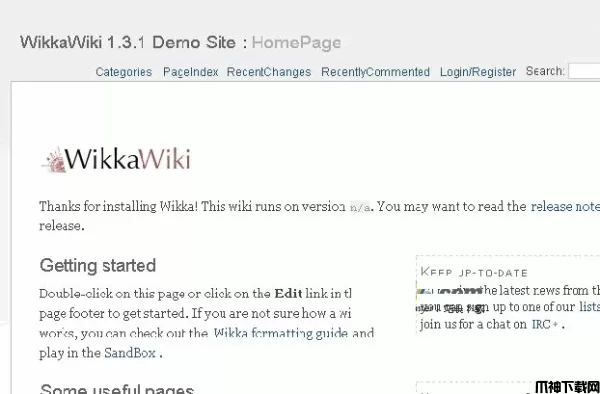 Wikka 轻量级维基引擎系统 v1.3.3