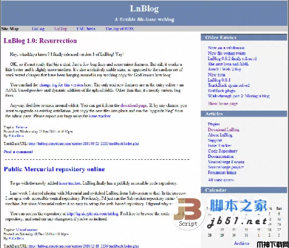 LnBlog 个人博客系统 v1.1.0
