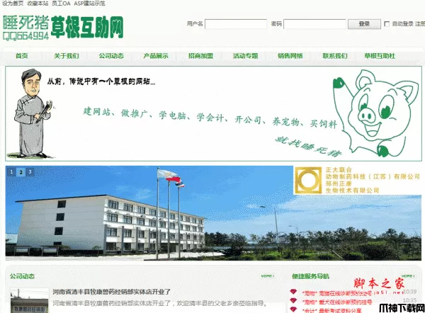 睡死猪Discuz企业整站+手机站(无功能限制上传即用) php版 v2014