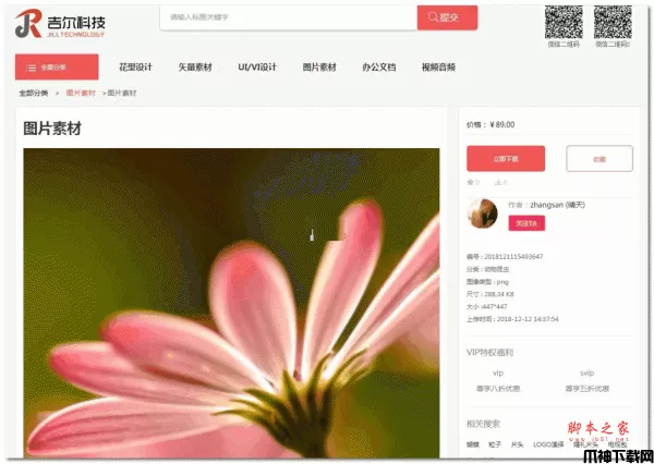 JRCMS图片PPT素材交易系统 v2.0