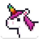 unicorn独角兽涂色游戏