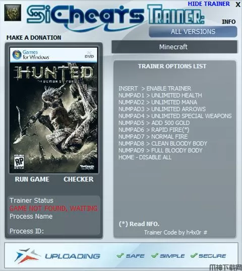 猎杀恶魔熔炉游戏修改器八项下载