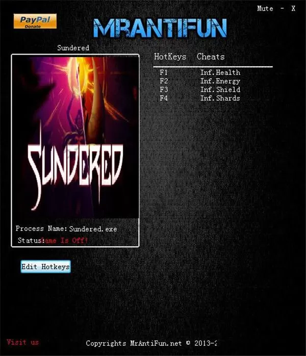 Sundered四项修改器器