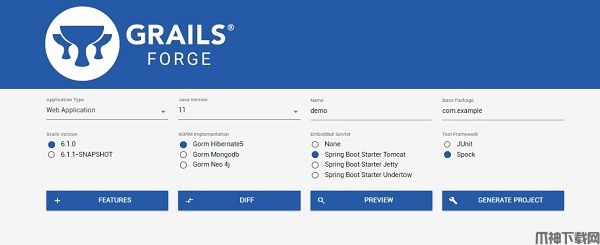 Grails程序框架下载安装