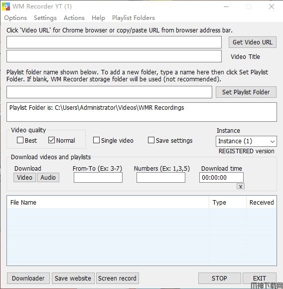 WM Recorder YT(视频音频录制工具)下载安装